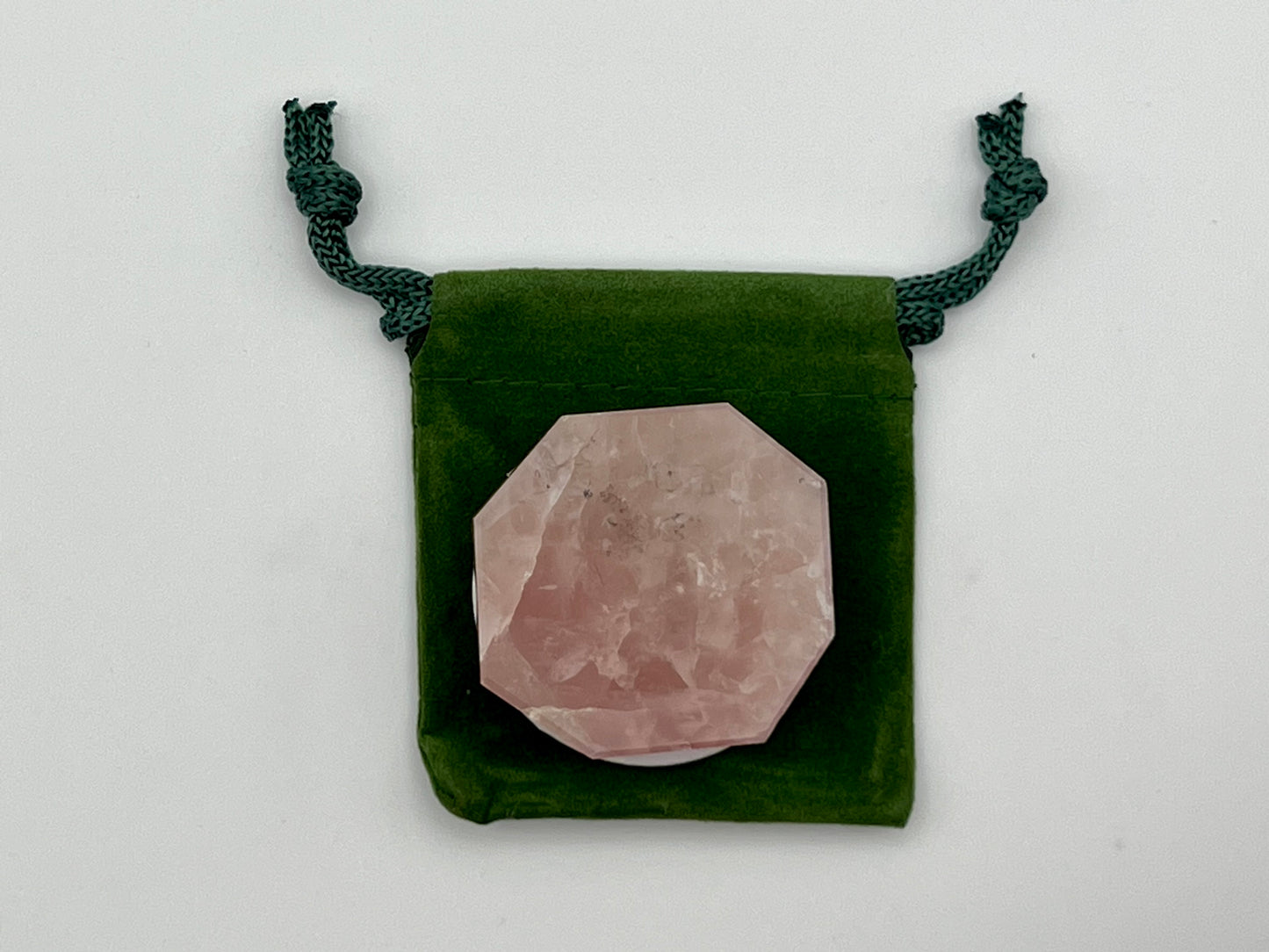 Rose Quartz Octagon Phone Grip