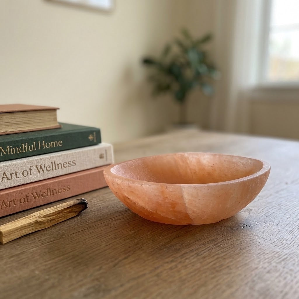 Orange Calcite Crystal Charging Bowl