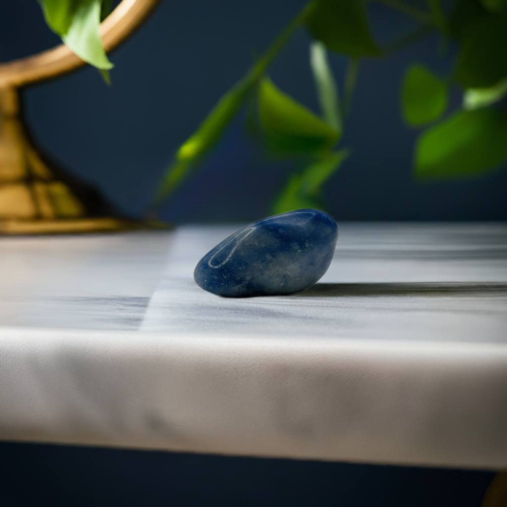 Blue Quartz Tumbled Stone