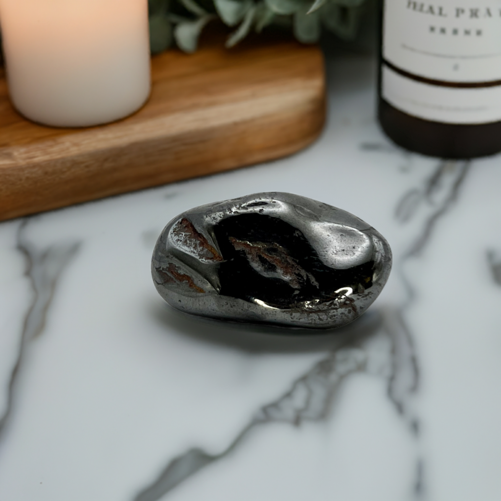Brazilian Hematite Tumbled Stone