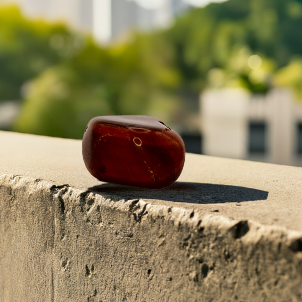 Red Tigers Eye Tumbled Stone
