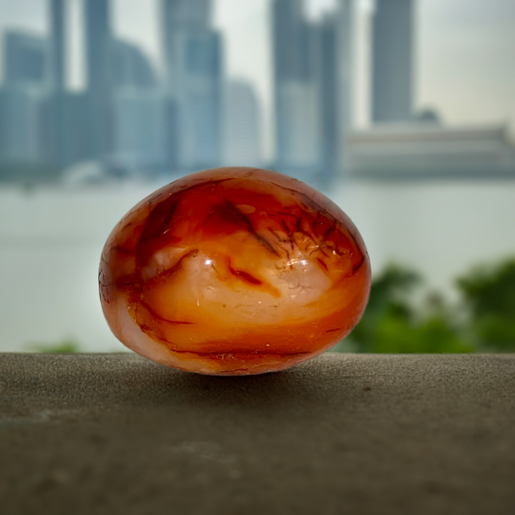 Carnelian Palm Stone