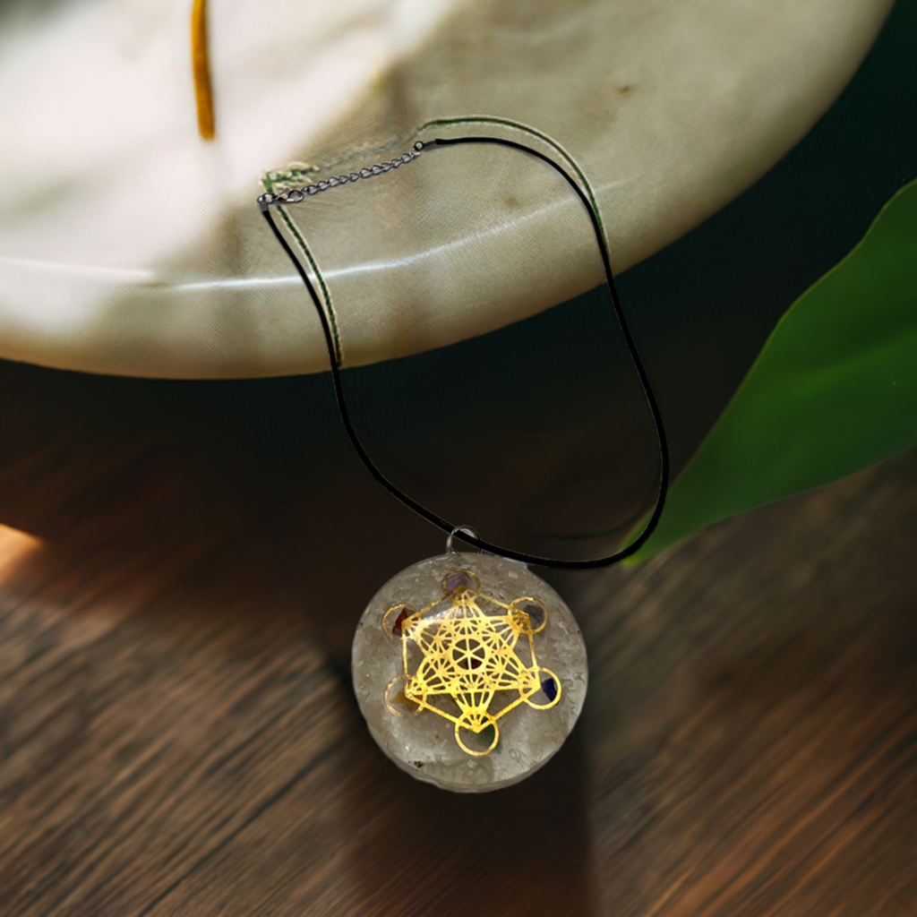 White Calcite Chakra Alignment Necklace