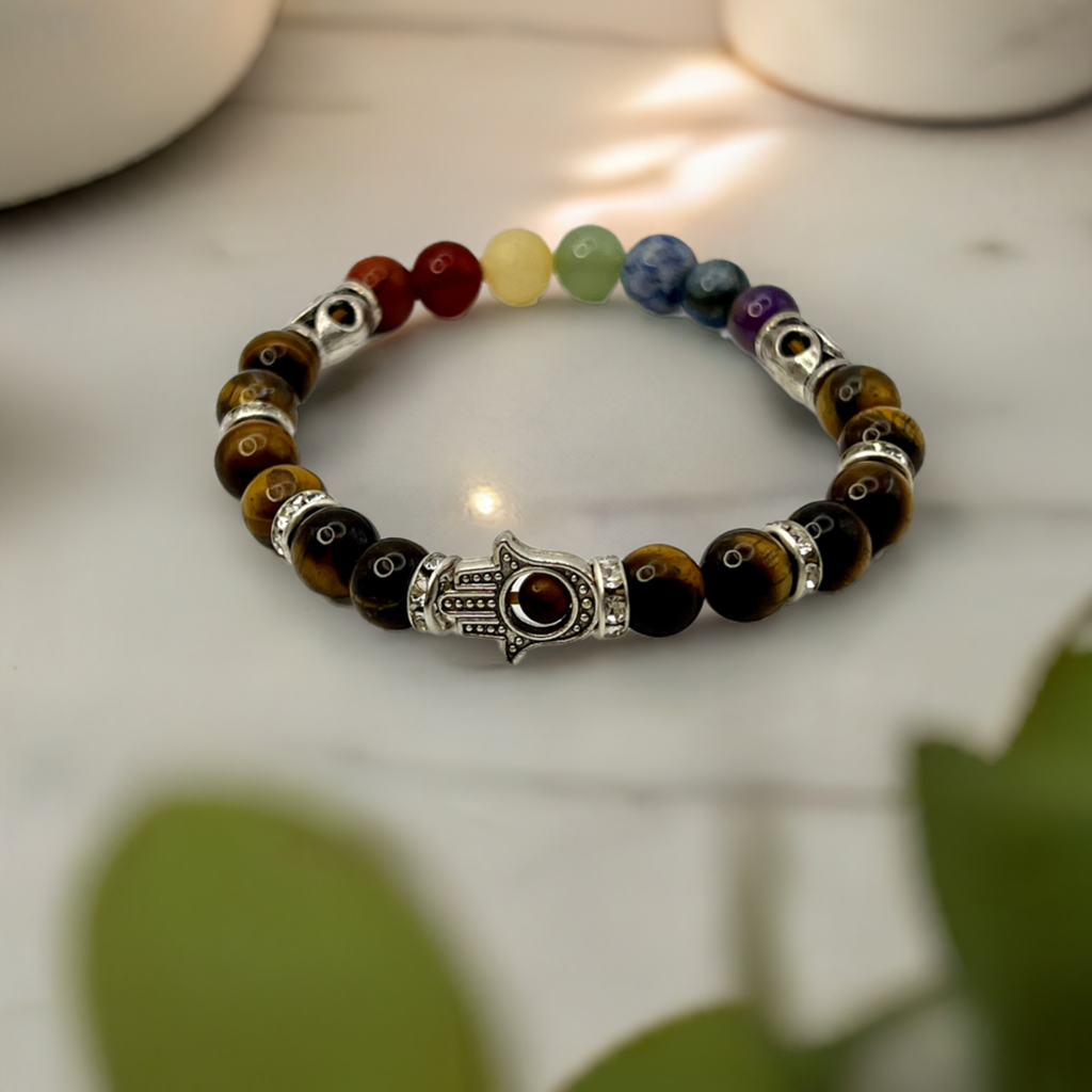 Golden Tigers Eye Chakra Alignment Bracelet