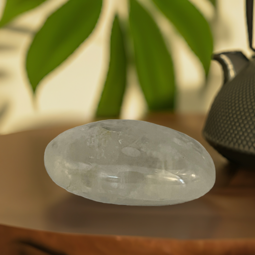 Clear Quartz Palm Stone