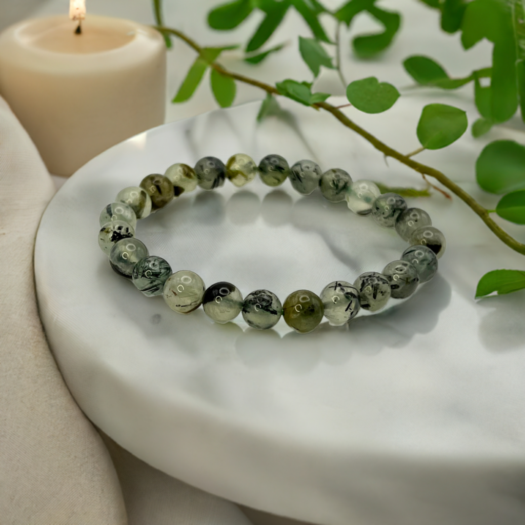 Green Prehnite Bracelet