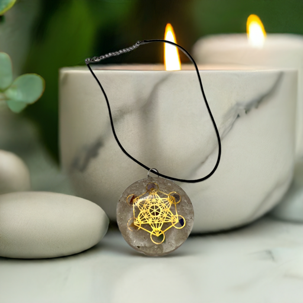 White Calcite Chakra Alignment Necklace