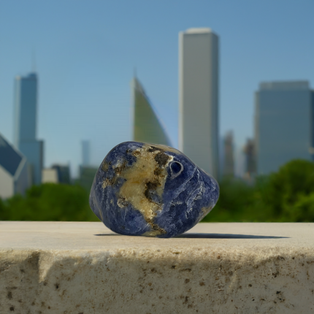Blue Sodalite Tumbled Stone