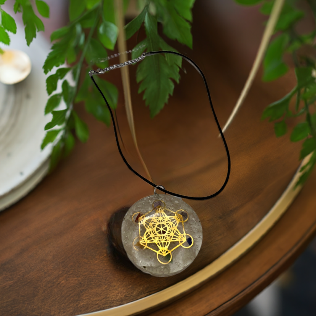 White Calcite Chakra Alignment Necklace