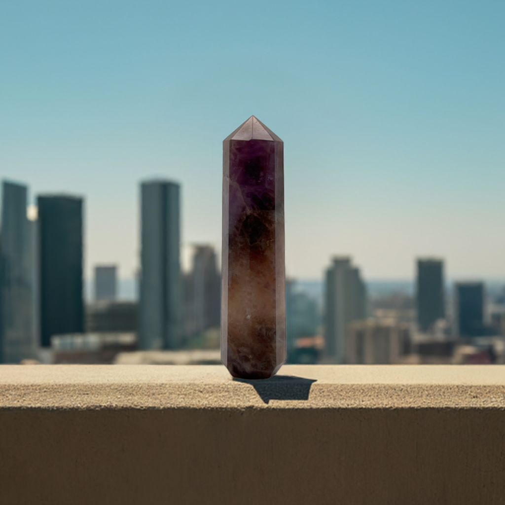 Amethyst Crystal Tower Point