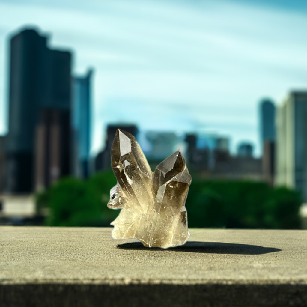 Smokey Quartz Raw Cluster Crystal
