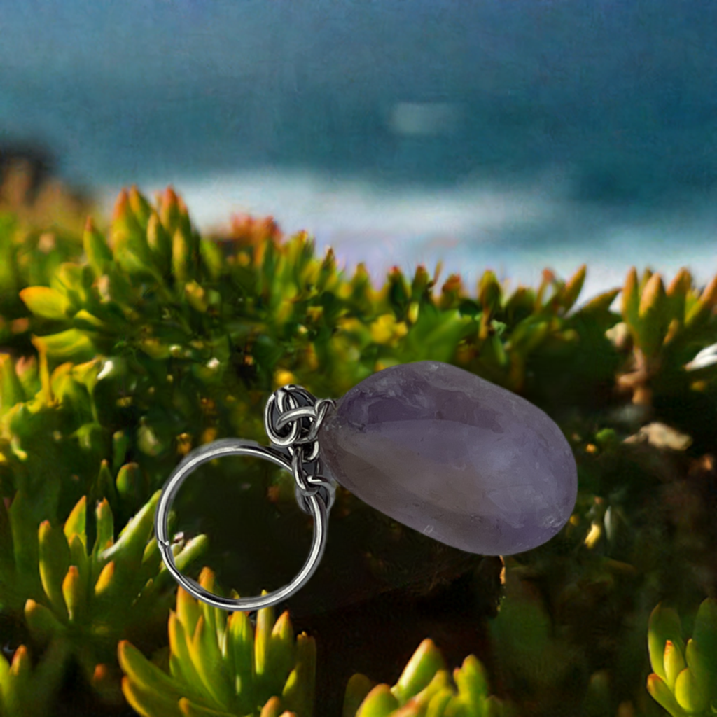 Amethyst Keychain