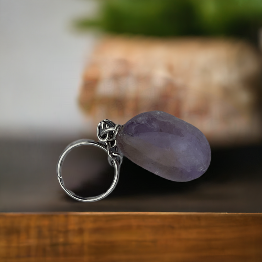 Amethyst Keychain