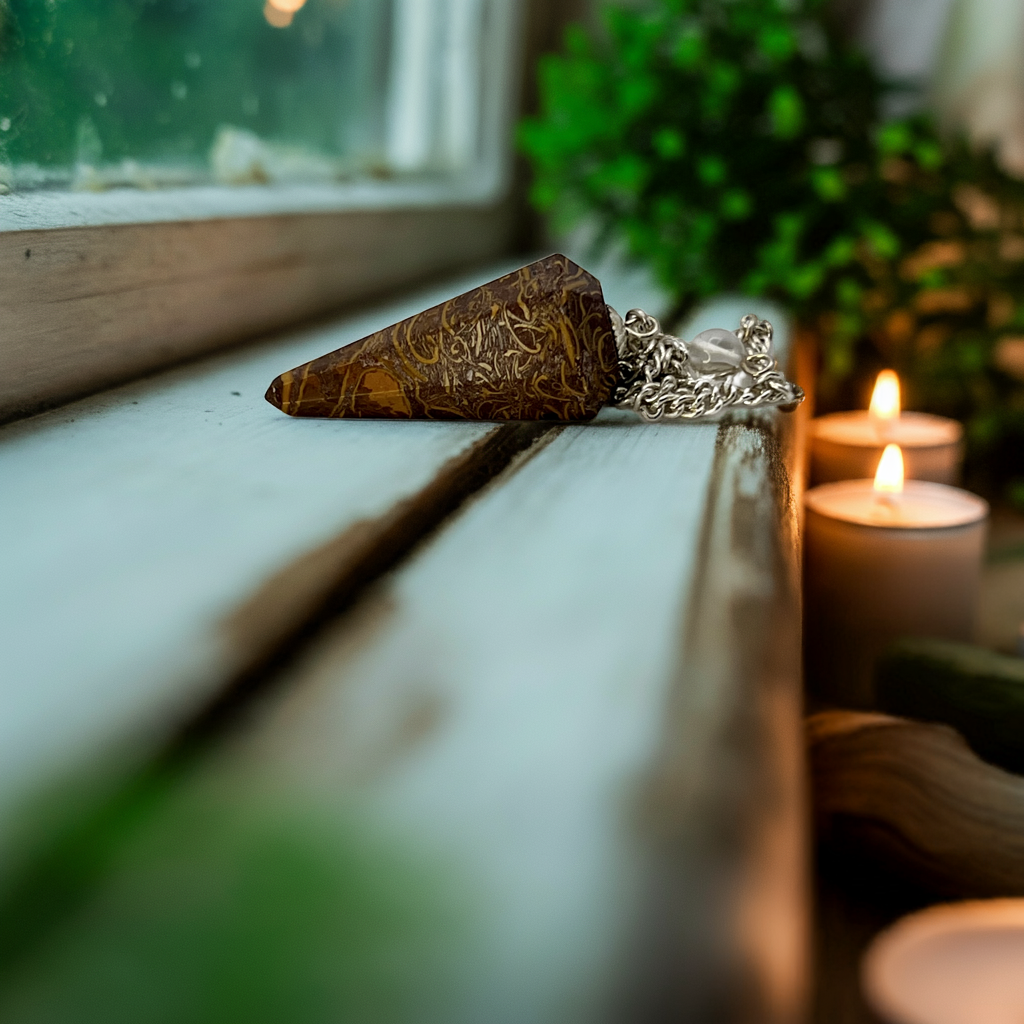 Calligraphy Stone Pendulum