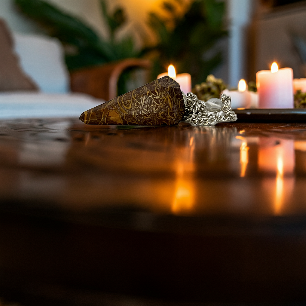 Calligraphy Stone Pendulum