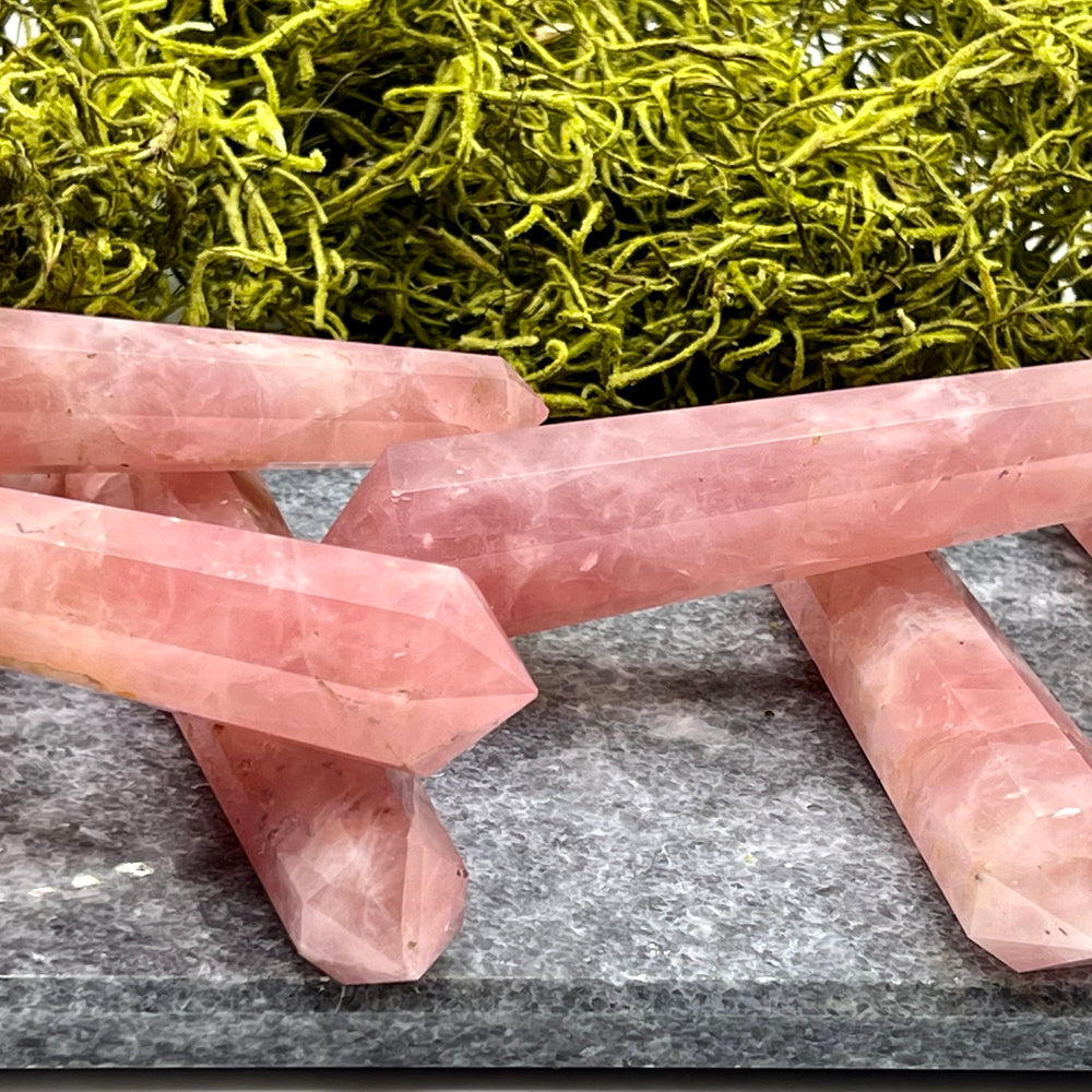 Discover the Benefits of Rose Quartz Crystal Tower Point