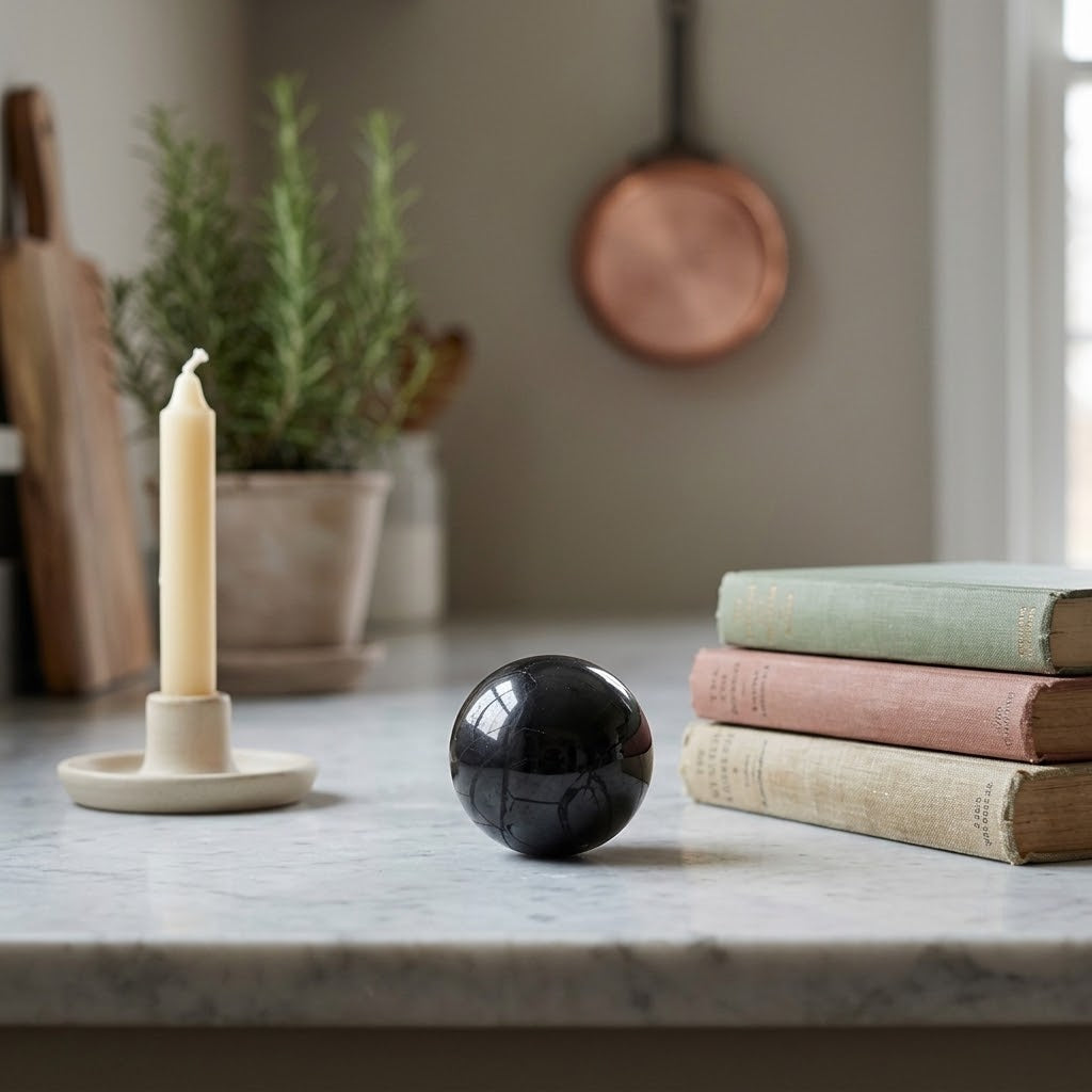 Shungite  Stone Sphere