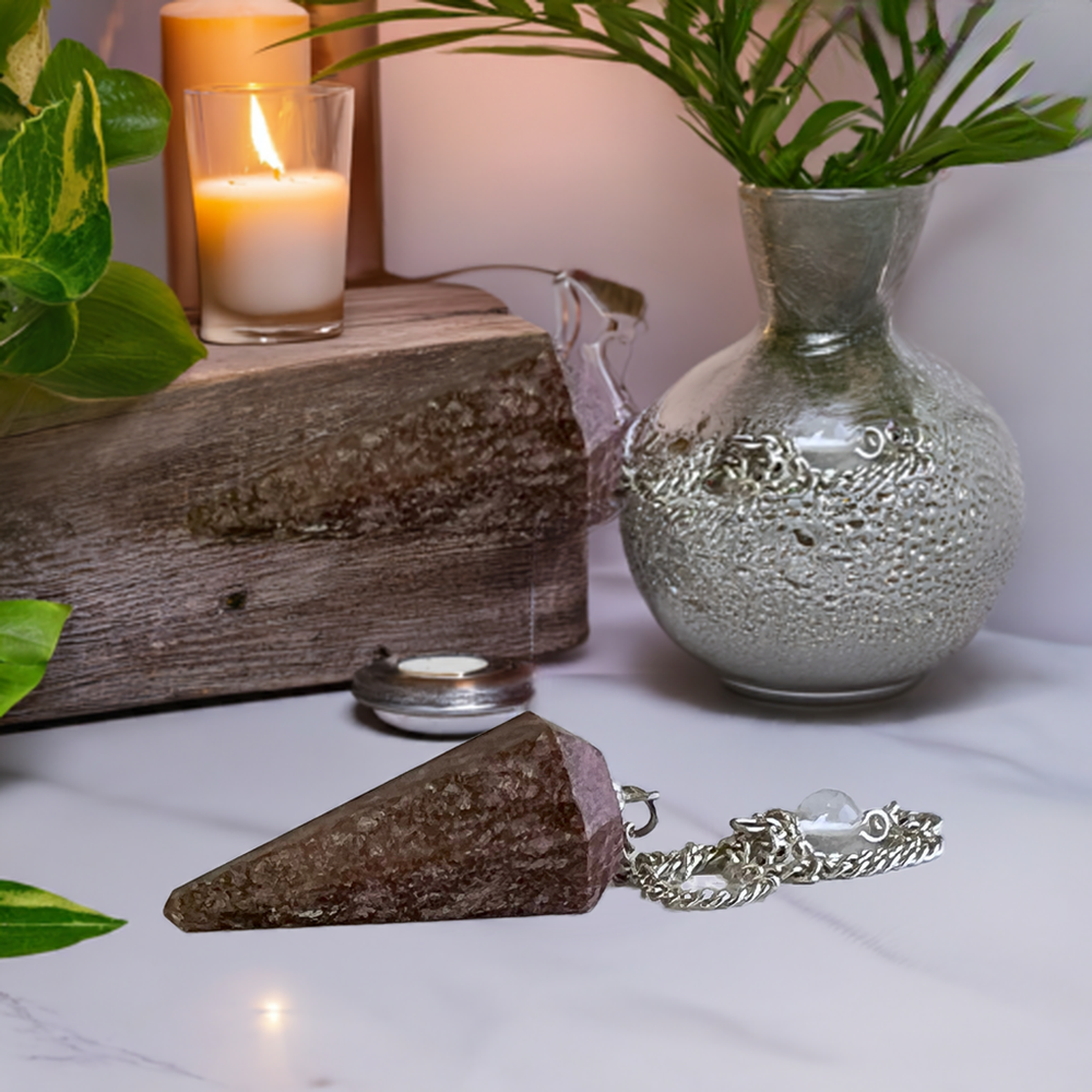 
                  
                    Rhodochrosite Stone Pendulum
                  
                
