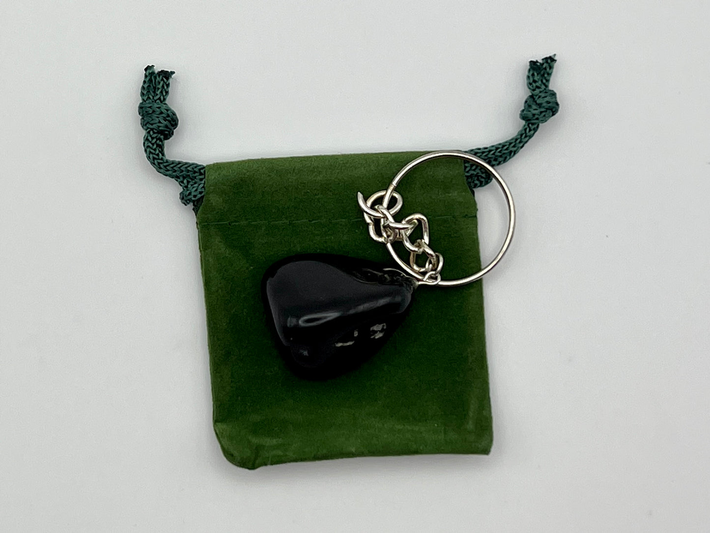 
                  
                    Black Obsidian Keychain
                  
                