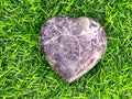 Lepidolite Heart Palm Stone
