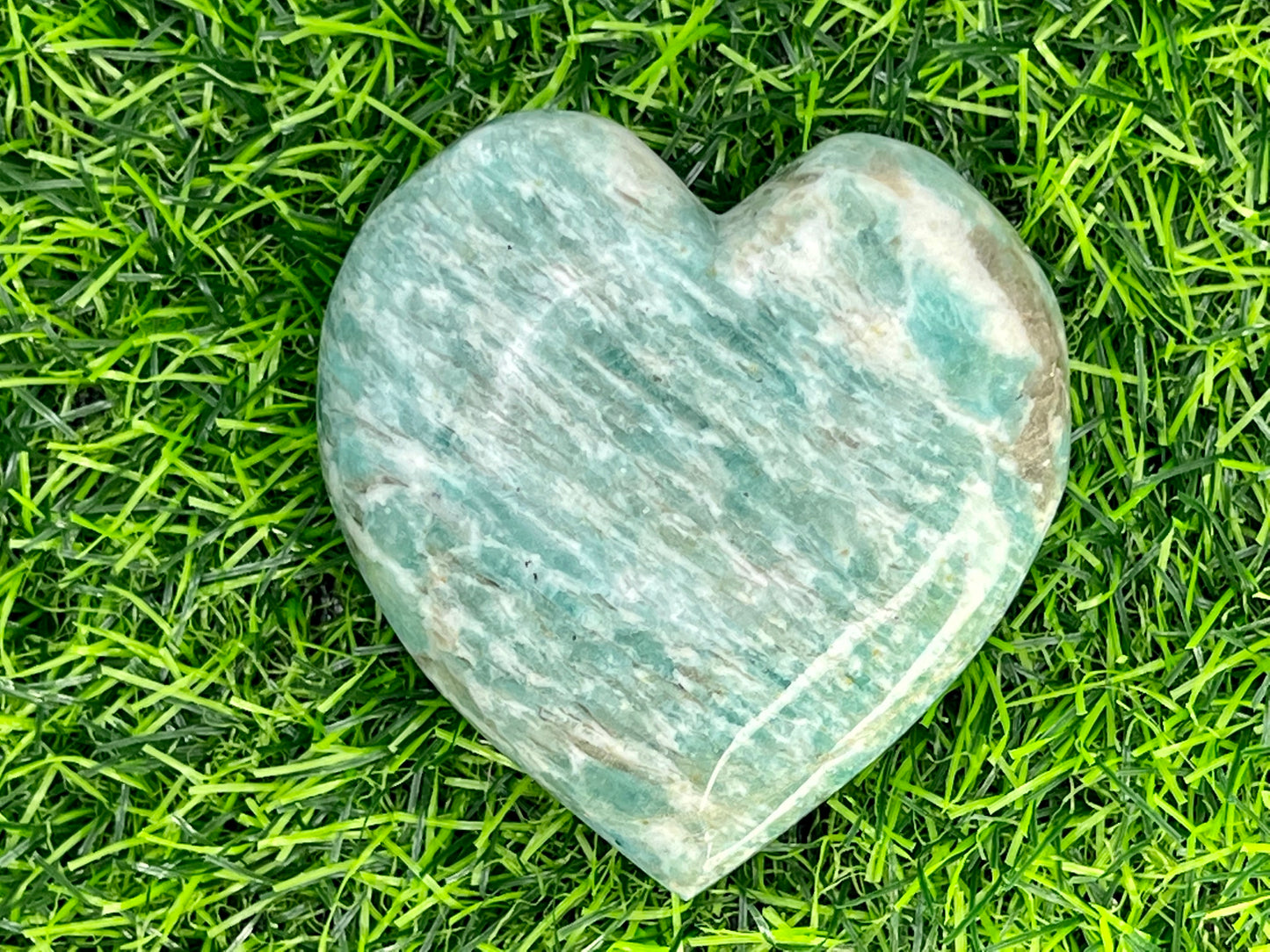 
                  
                    Amazonite Heart Stone
                  
                