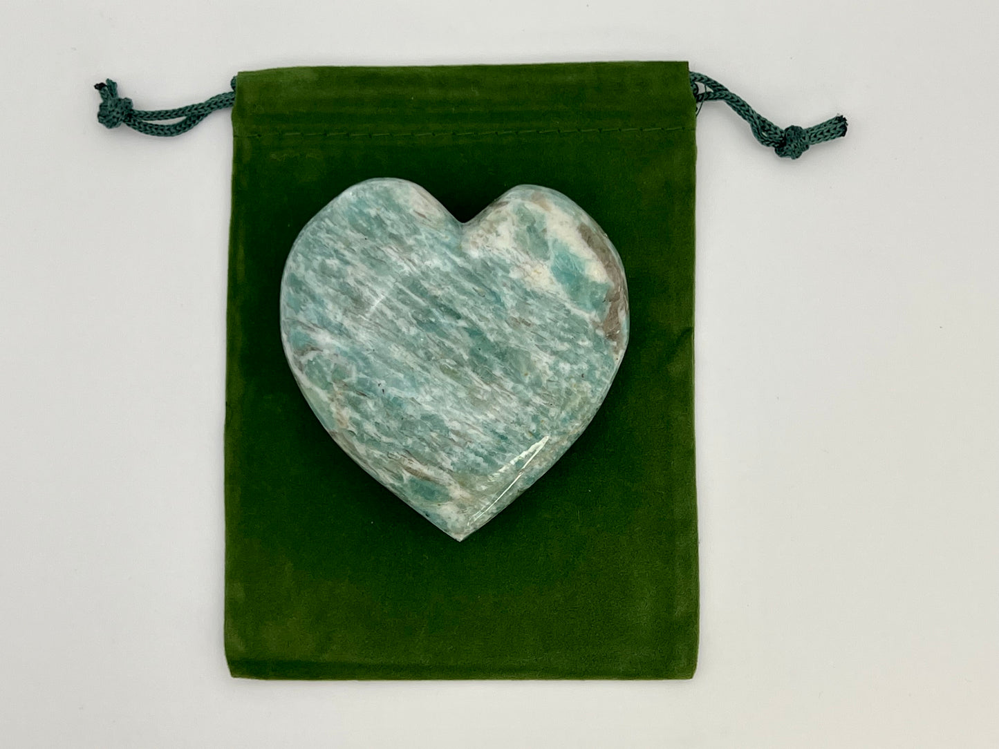 
                  
                    Amazonite Heart Stone
                  
                