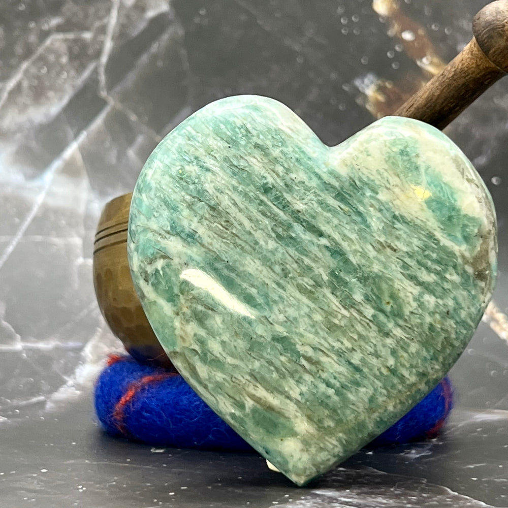 
                  
                    Amazonite Heart Stone
                  
                