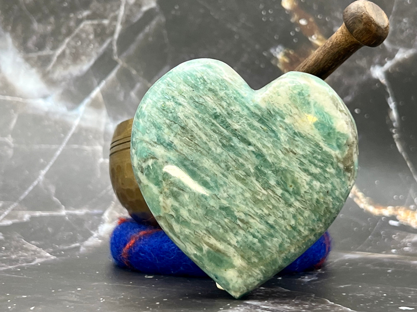 
                  
                    Amazonite Heart Stone
                  
                