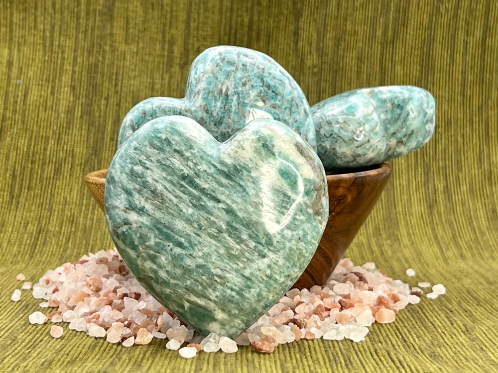 Amazonite Heart Stone