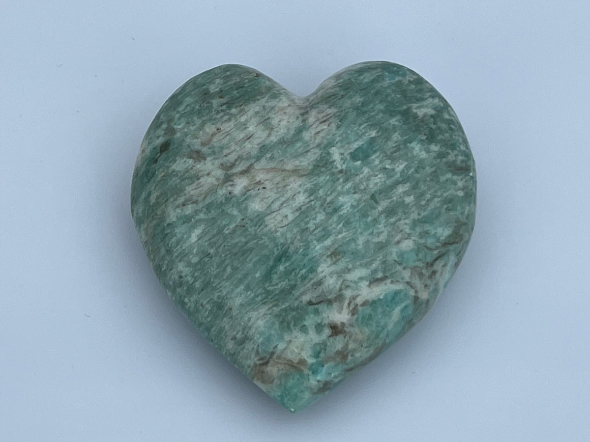 Amazonite Heart Palm Stone