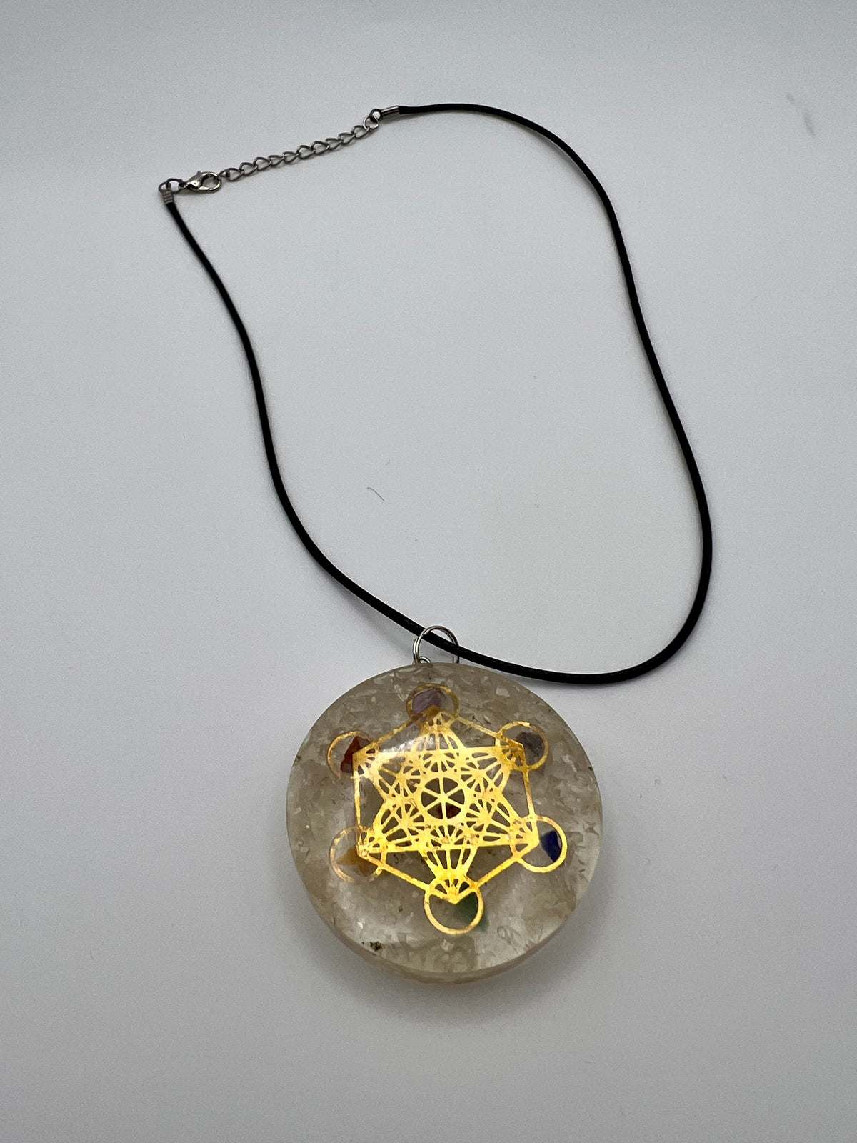 White Calcite Chakra Alignment Necklace