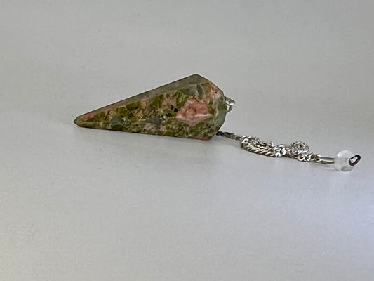 Unakite Jasper Pendulum