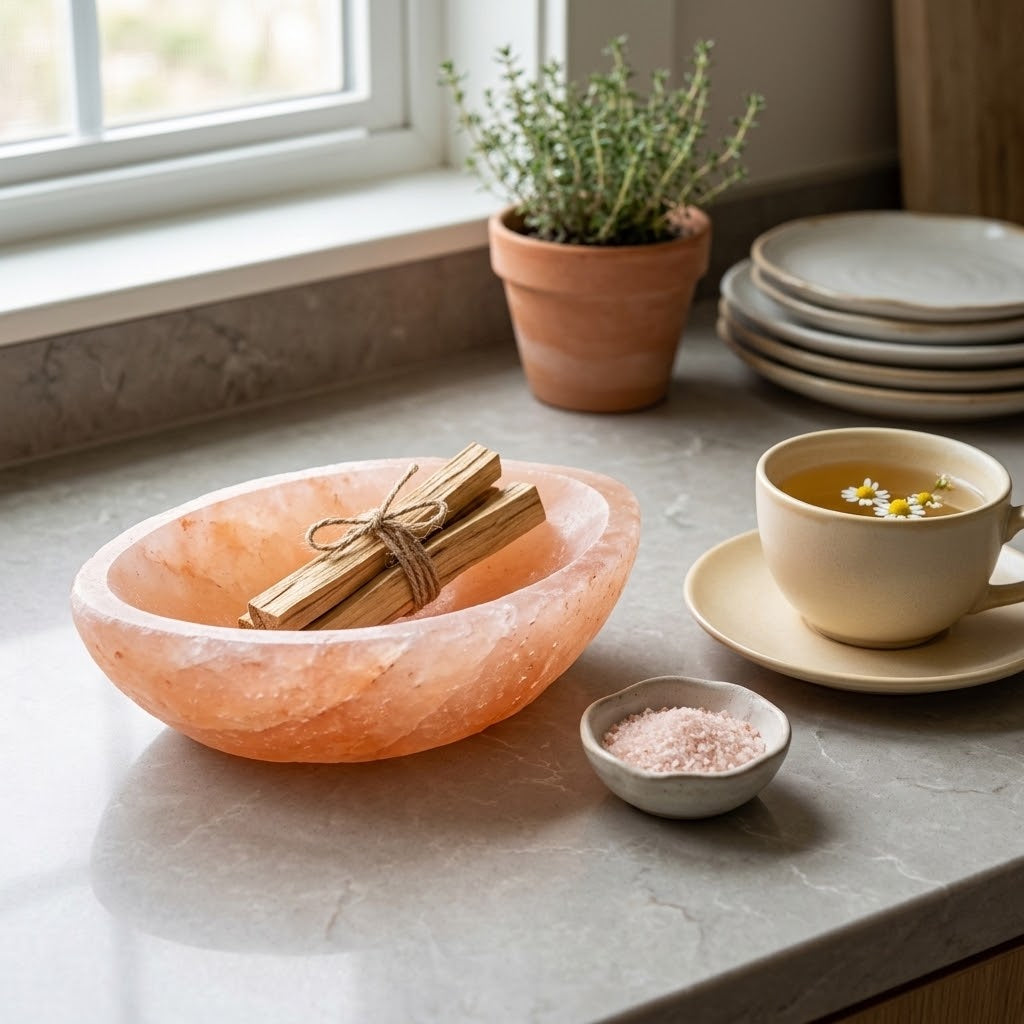 Orange Calcite Crystal Charging Bowl