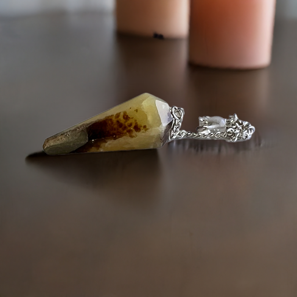 
                  
                    Mookaite Jasper Stone Pendulum
                  
                