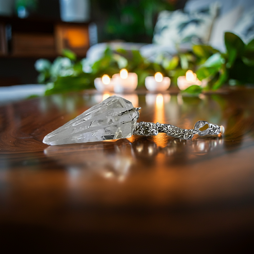 Clear Quartz Pendulum