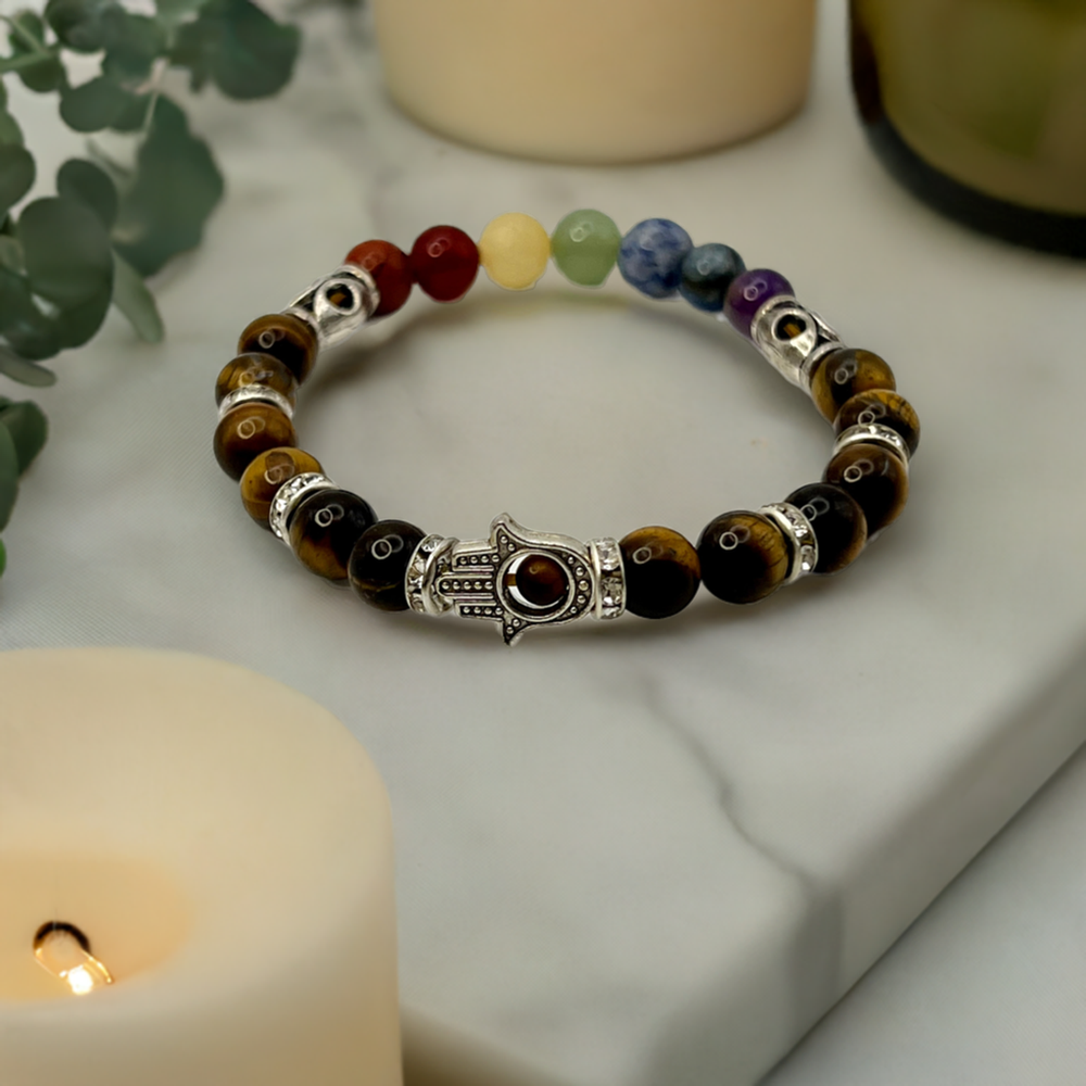 Golden Tigers Eye Chakra Alignment Bracelet