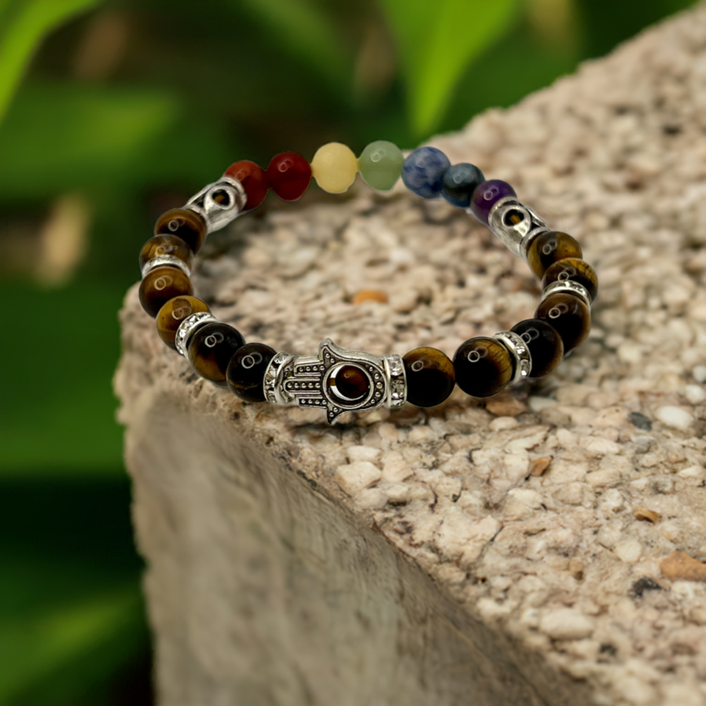 Golden Tigers Eye Chakra Alignment Bracelet
