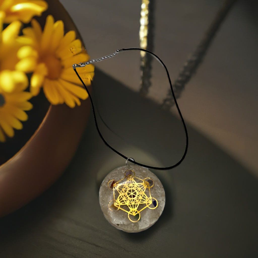 White Calcite Chakra Alignment Necklace