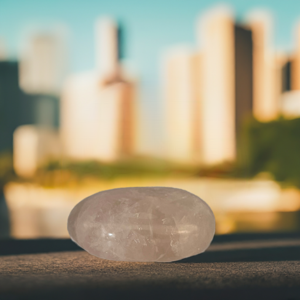 
                  
                    Rose Quartz Palm Stone
                  
                