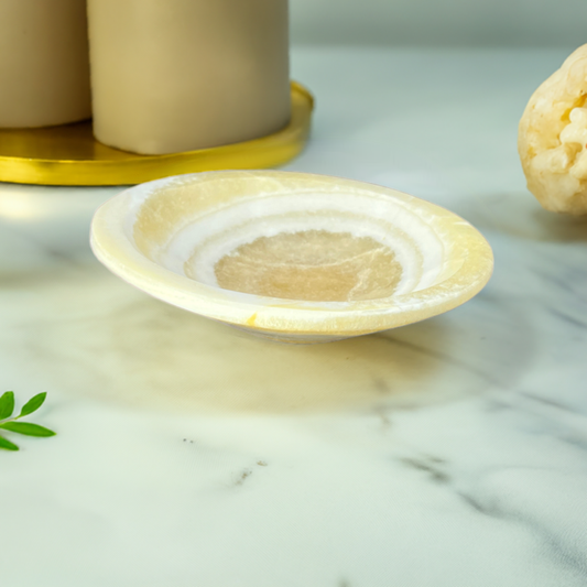 Yellow Calcite Charging Bowl