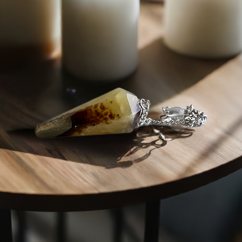 
                  
                    Mookaite Jasper Stone Pendulum
                  
                