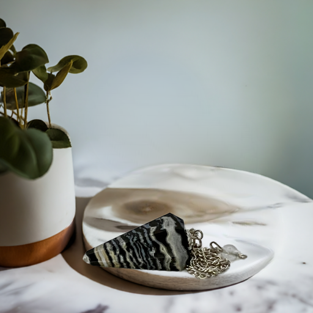 
                  
                    Zebra Jasper Pendulum
                  
                