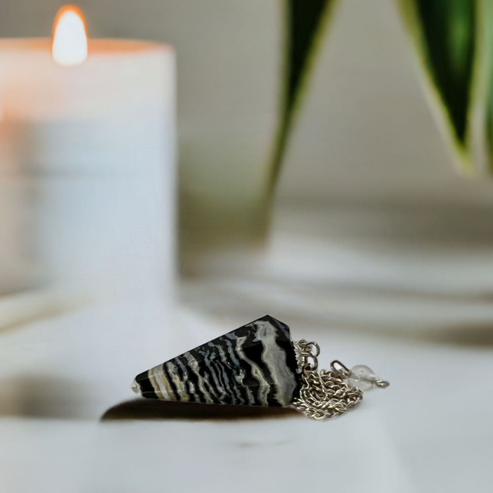 
                  
                    Zebra Jasper Pendulum
                  
                