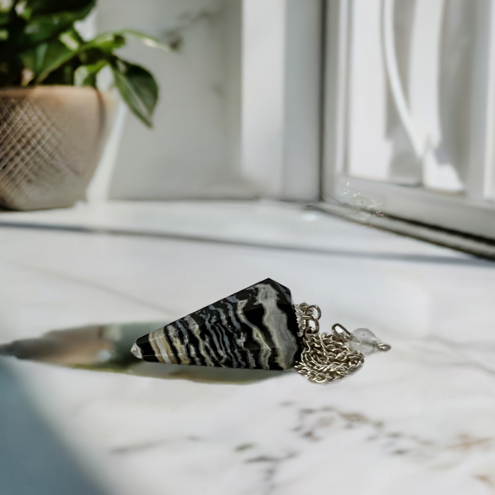 
                  
                    Zebra Jasper Pendulum
                  
                