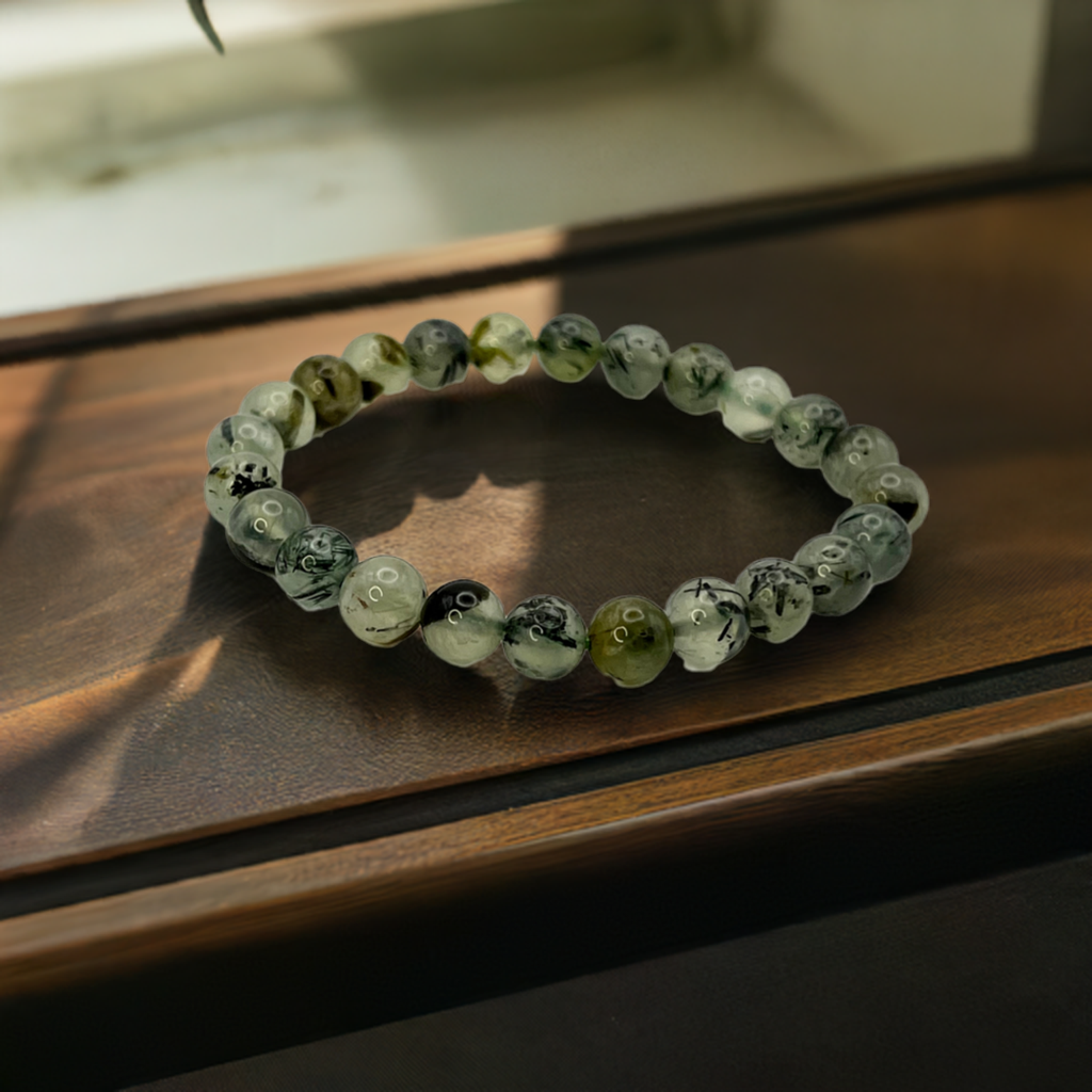 
                  
                    Green Prehnite Bracelet
                  
                