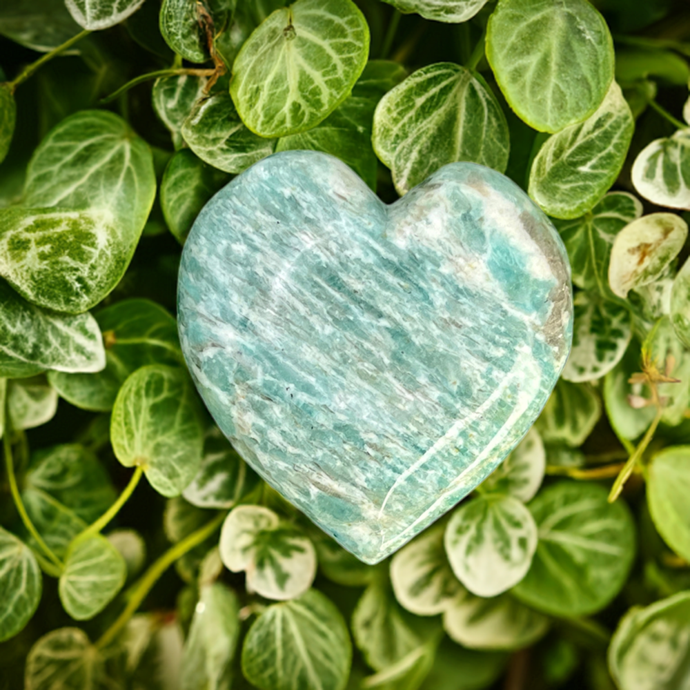 
                  
                    Amazonite Heart Stone
                  
                