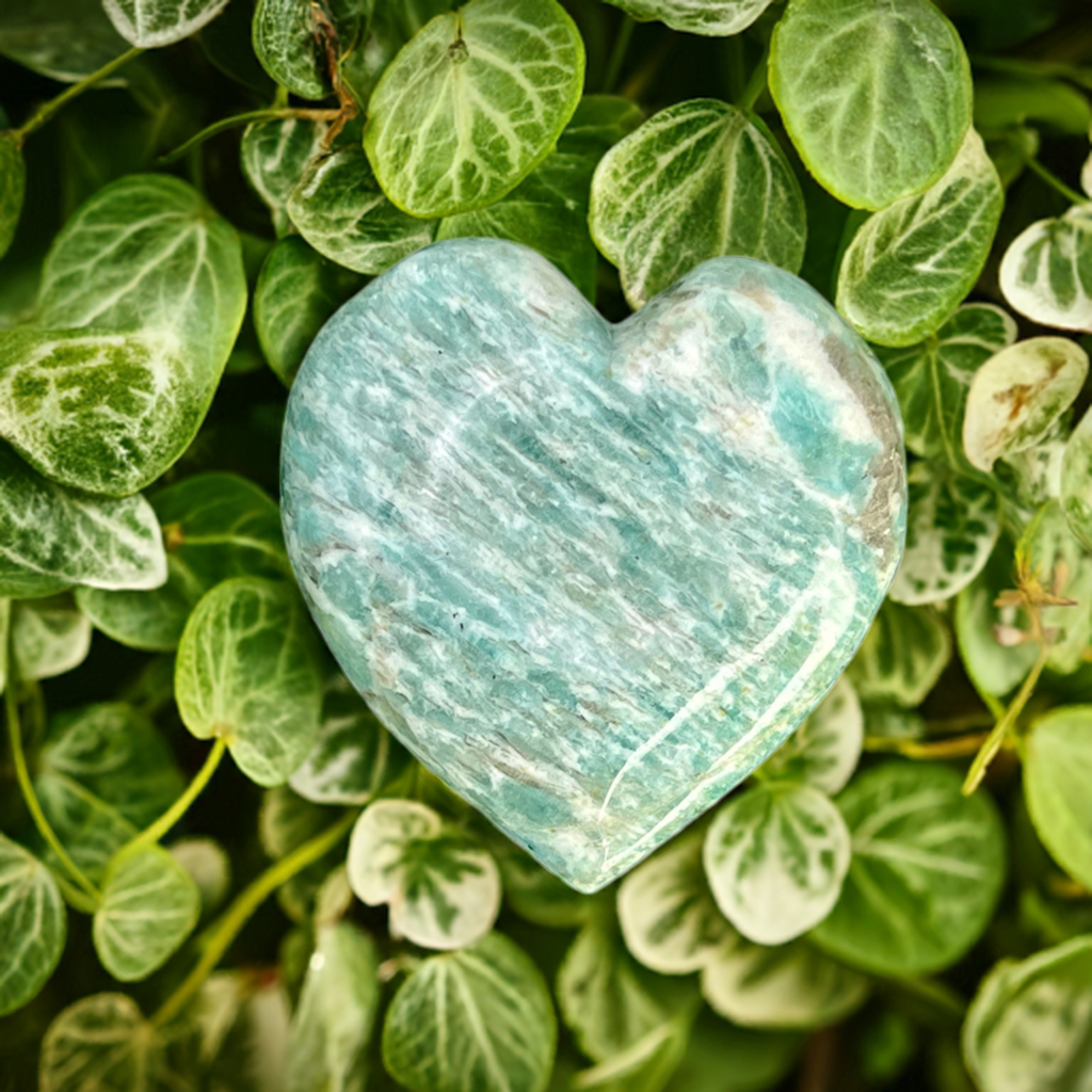 
                  
                    Amazonite Heart Stone
                  
                