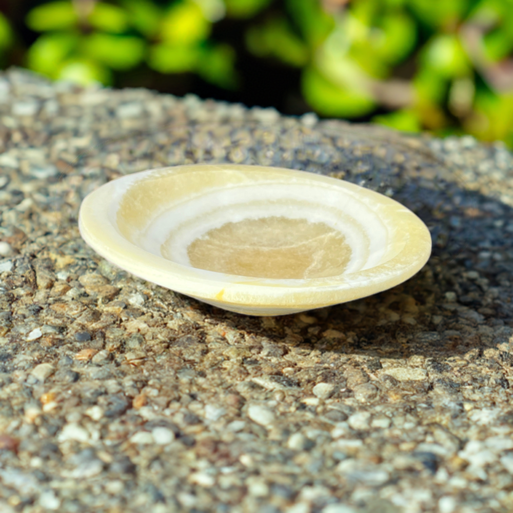 
                  
                    Yellow Calcite Charging Bowl
                  
                