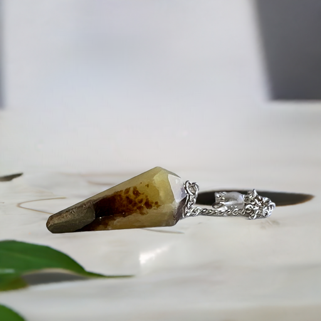 
                  
                    Mookaite Jasper Stone Pendulum
                  
                