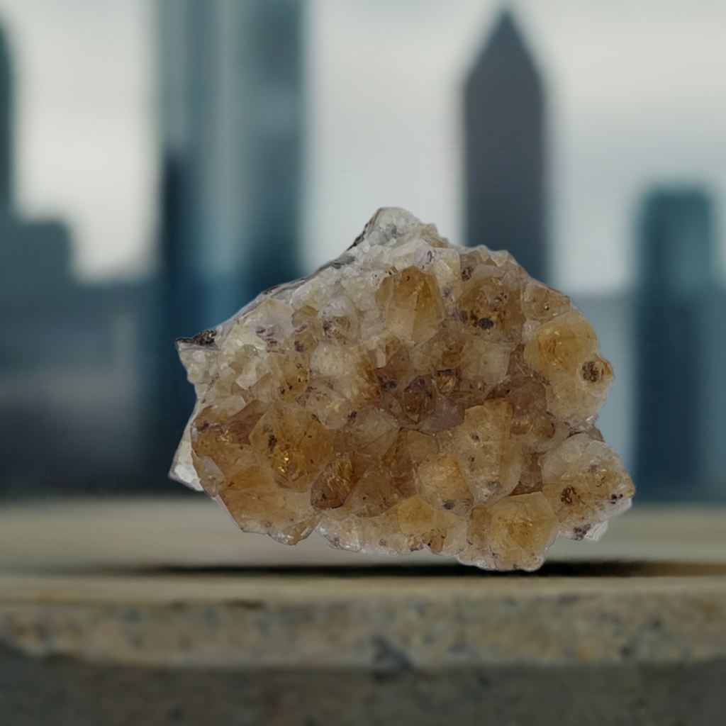 Citrine Raw Cluster Crystal